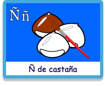 Castaña - Letra c - Colorear - Juegos educativos en español, JuegosArcoiris