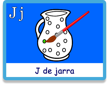 Jarra - Letra j - Colorear - Juegos educativos en español, JuegosArcoiris