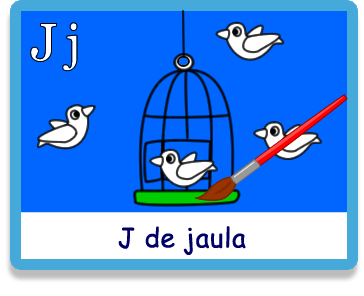 Jaula - Letra j - Colorear - Juegos educativos en español, JuegosArcoiris