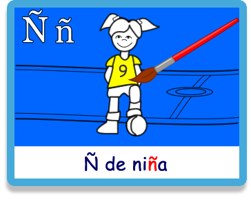 Letra nn - Colorear - Juegos educativos en español, aprende mientras juegas  - Arcoiris