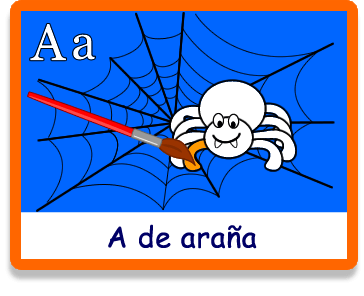 Colorea Araña Halloween - Juegos educativos en español, Arcoiris