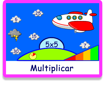 Multiplicar - Números - Juegos - Juegos educativos en español, JuegosArcoiris