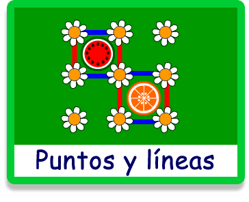 Puntos y Líneas - Varios- Juegos - Juegos educativos en español, JuegosArcoiris