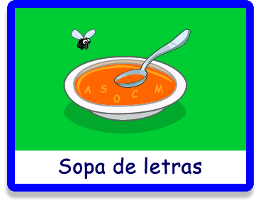 Sopa de Letras - Letras - Juegos - Juegos educativos en español, JuegosArcoiris