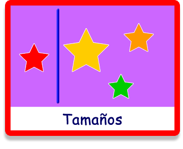 Tamaños - Figuras y Formas - Juegos - Juegos educativos en español, JuegosArcoiris