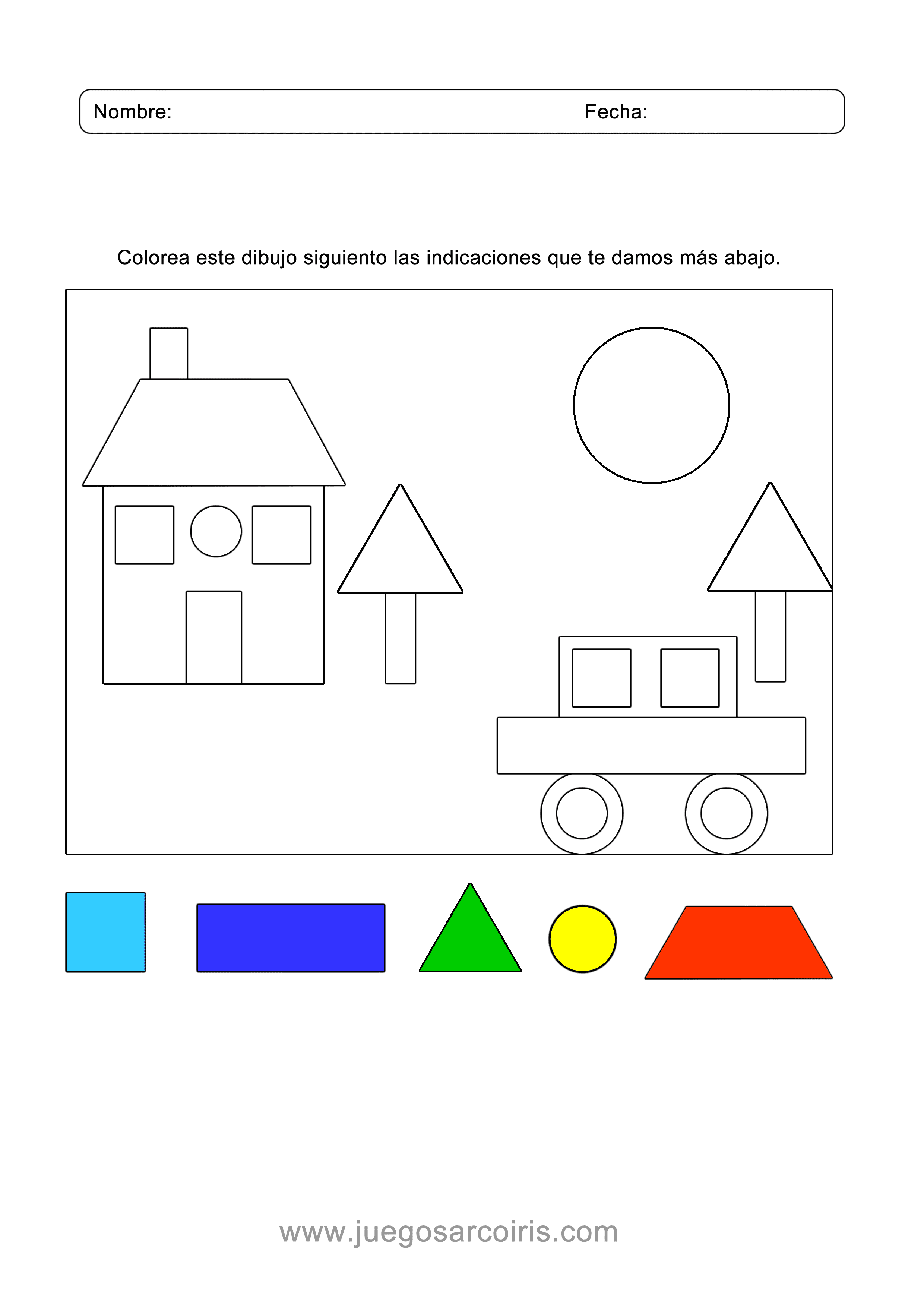 Juegos Arcoiris – Actividades | Las Figuras Geométricas - Juegos Arcoiris -  Actividades